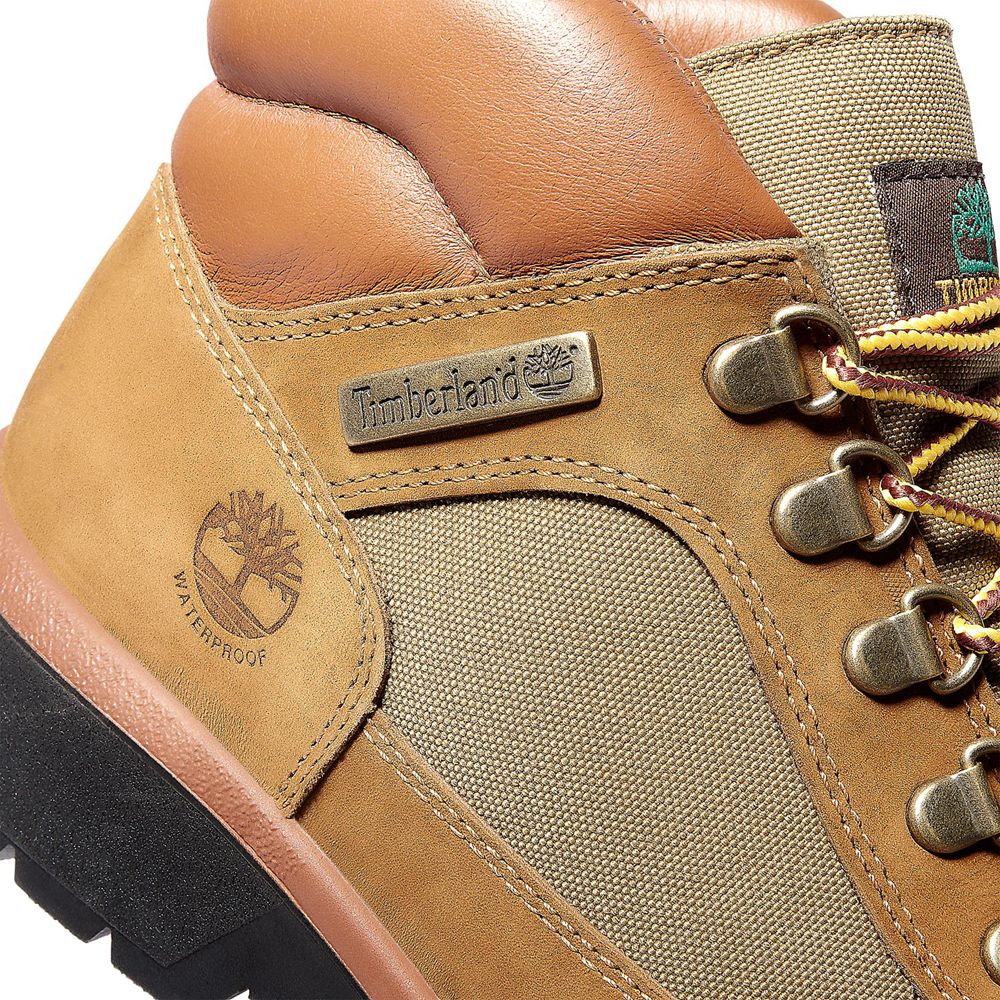 Timberland Mens Sneakers Waterproof Field Boots - Brown - India XG7389612